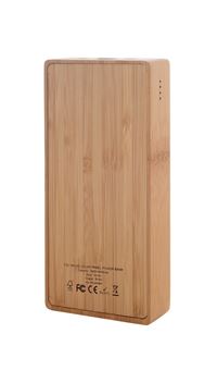 POWERBANK SOLARE DA 8000 mAh in BAMBOO